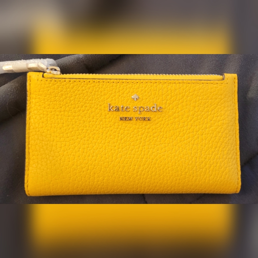 Kate Spade yellow wallet